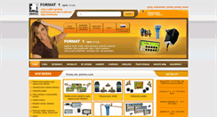 Desktop Screenshot of format1.cz